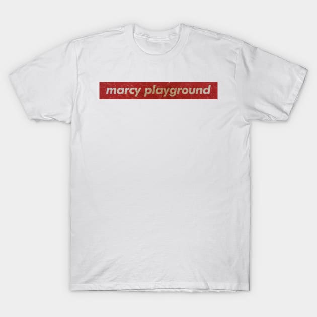 Marcy Playground - SIMPLE RED VINTAGE T-Shirt by GLOBALARTWORD